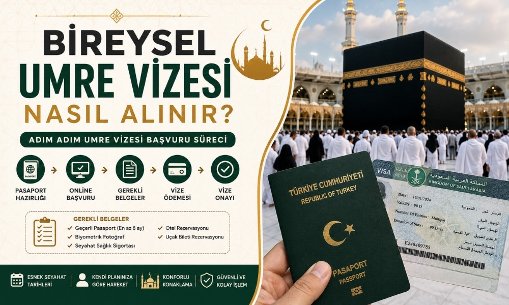 Bireysel Umre Vizesi Nasıl Alınır?