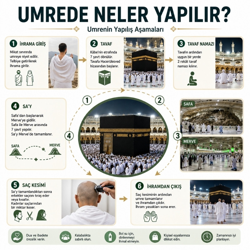 Umrede Neler Yapılır