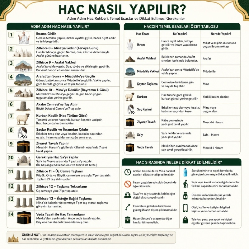 Hac Nasıl Yapılır​