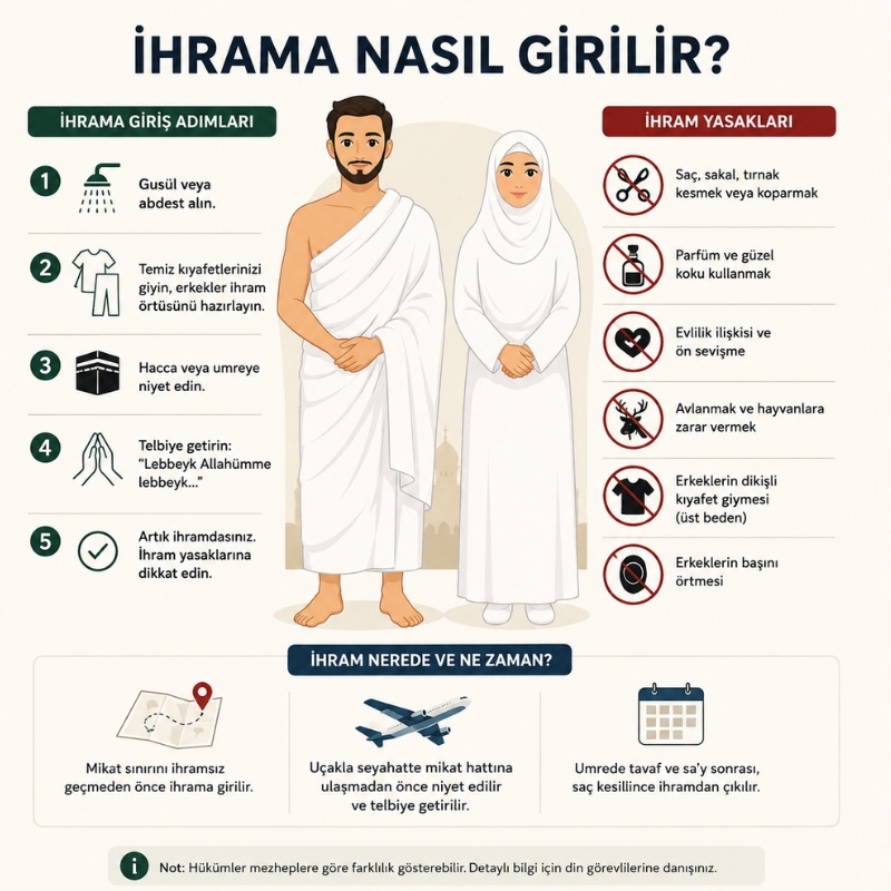 İhrama Nasıl Girilir